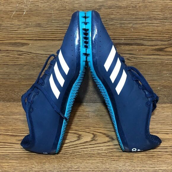 Adidas womens sprintstar blue track spikes cleats size 9.5 AF5602 - Picture 6 of 9